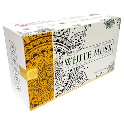 Deepika 15g White Musk Incense